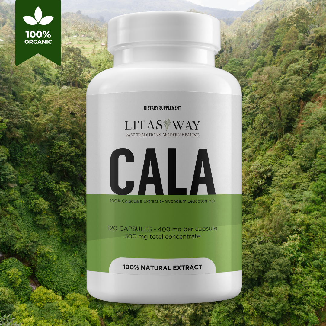 100% Calaguala with Polypodium Leucotomos - 400mg (120 Caps)